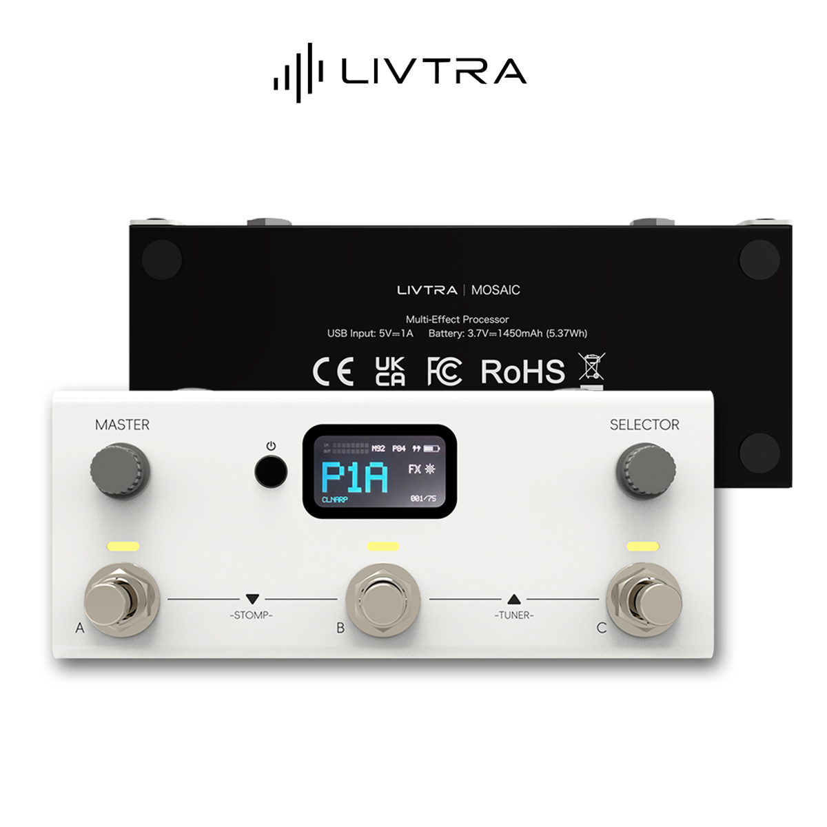 Audio Interface Usb - LIVTRA MOSAIC All-in-One Gitaareffectenpedaal – 8
