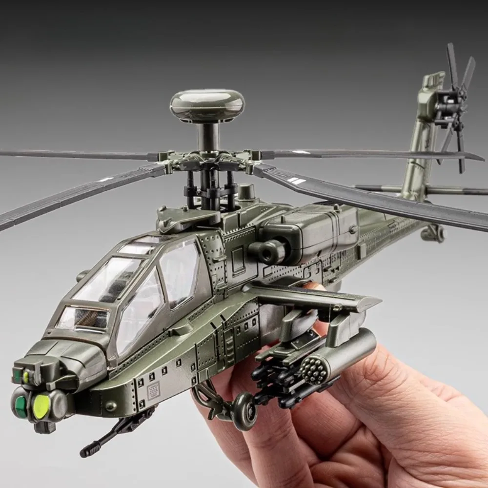 Audio Music Car - 1:32 Schaal AH-64 Vliegtuig Model Speelgoed