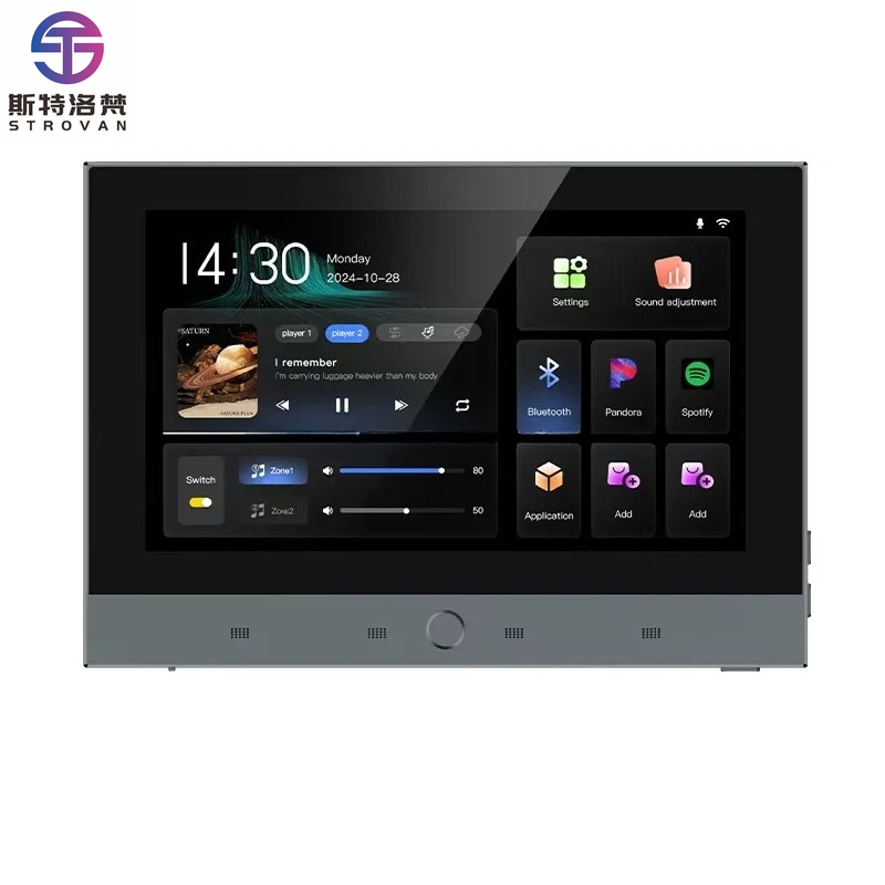 Audio Music Background - Touchscreen afstandsbediening Draadloos WiFi Wandmontage Home