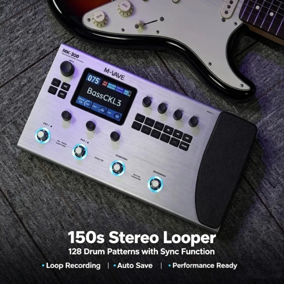 Audio Interface Usb - M-VAVE MK-300 Draadloze Gitaarversterker Modeler Processor