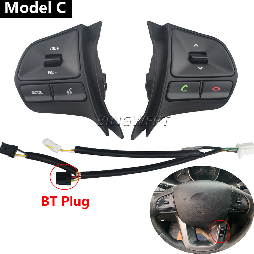 Music Song Audio - Cruise Switch Met achtergrondverlichting voor Kia