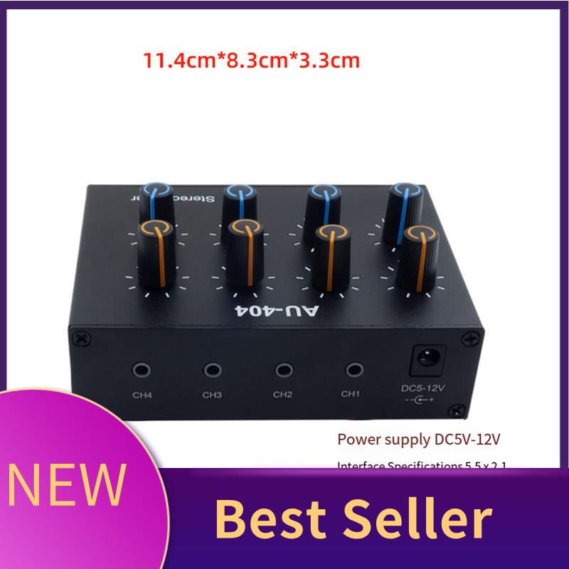 Audio Music Mixer - M07K-AU-404 Stereogeluid Vier mixer met meerdere