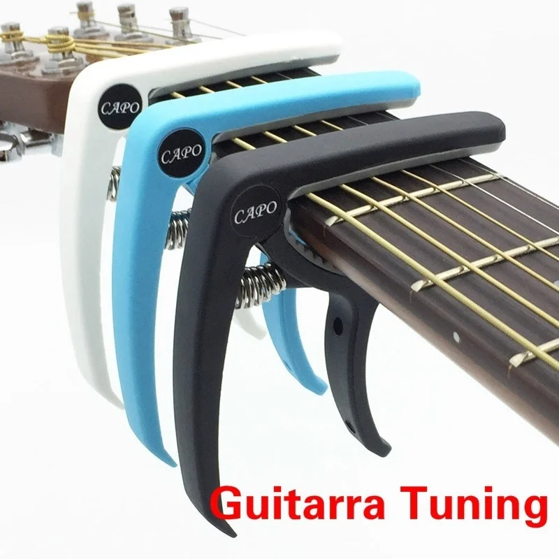 Guitar Capo Clip - Plastic Gitaar Capo voor 6-snarige Akoestische
