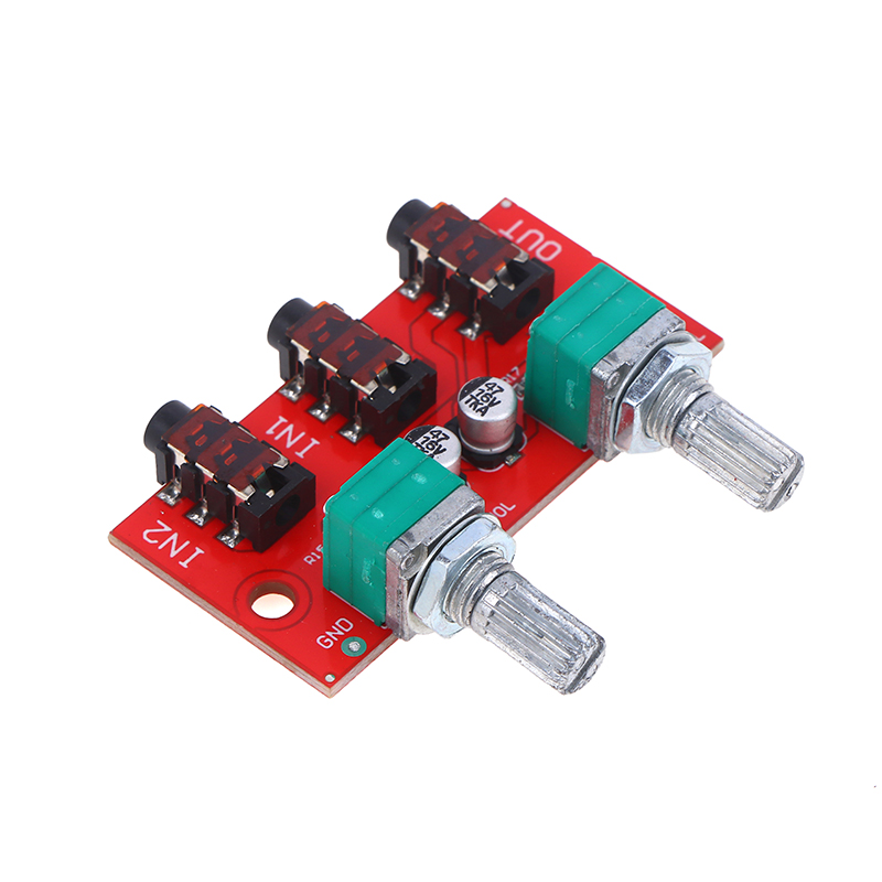 Audio Music Mixer - Dual Channel Stereo Passieve Audio Mixing