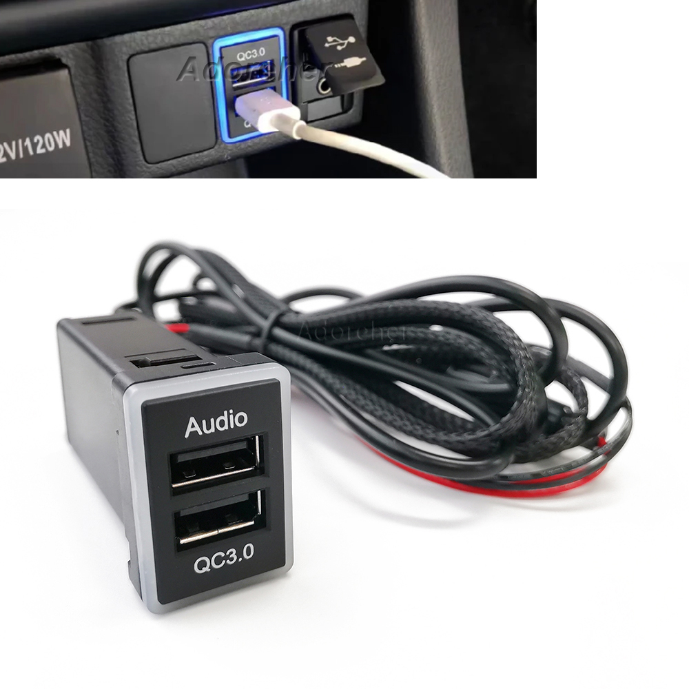 Audio Interface Usb - 1Pc Snelle Autolader Audio QC3.0 Usb