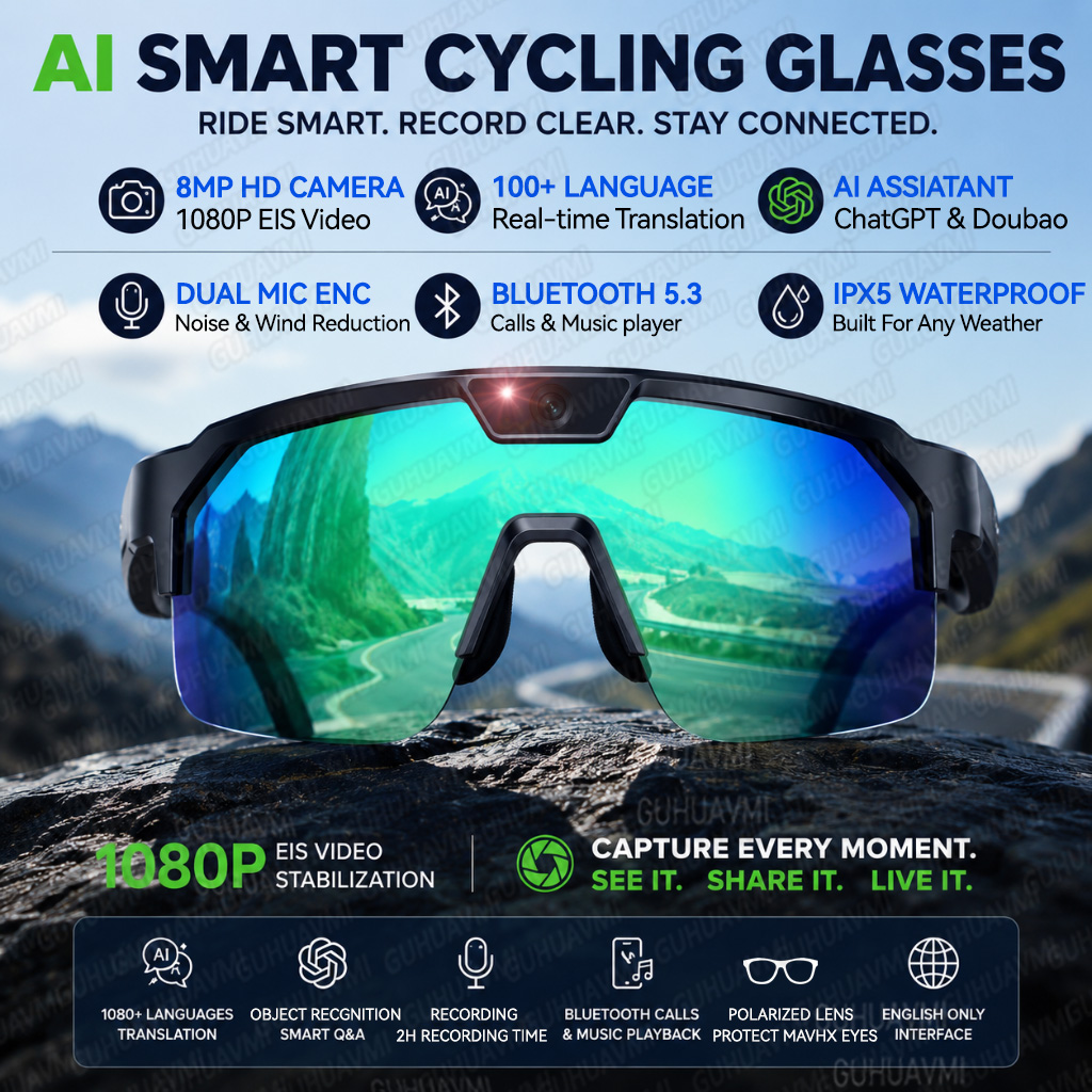 Audio Music To Video Ai Free - 2026 Upgrade Smart Glasses met 8MP