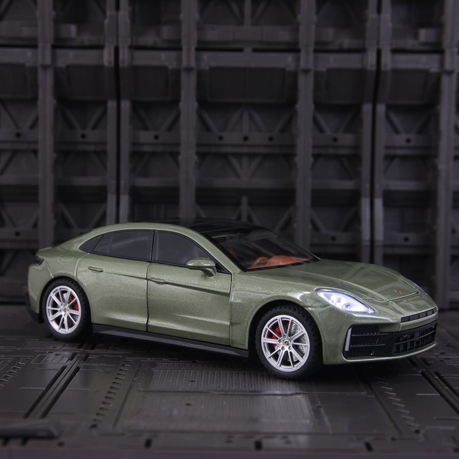 Audio Music Car - 1:24 Simuleer het Porsche Panamera-legering automodel,