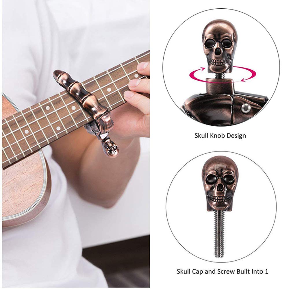 Gitaar Capo Skull Capo voor ak - Guitar Capo Clip recensie en prijs
