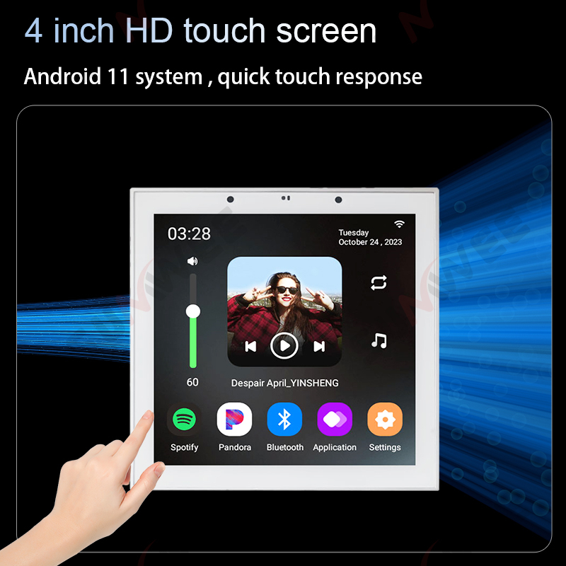 4 inch Android 11 Tuya Smart H - Audio Music Background recensie en prijs