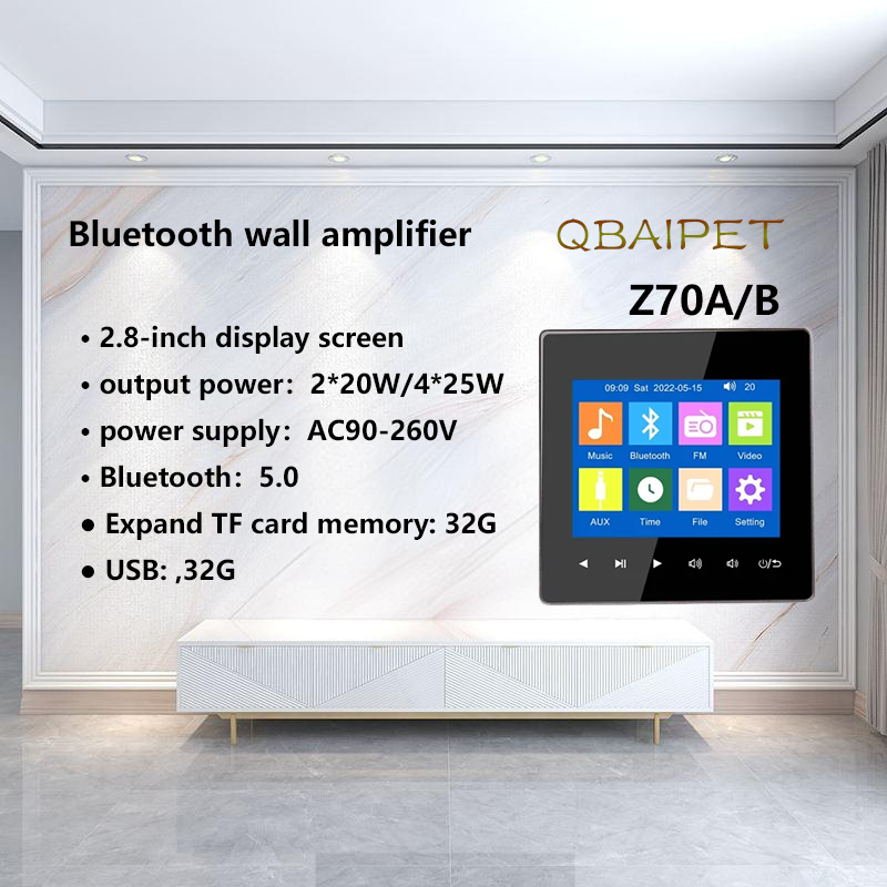Home Bluetooth Wandversterker  - Audio Music Background recensie en prijs