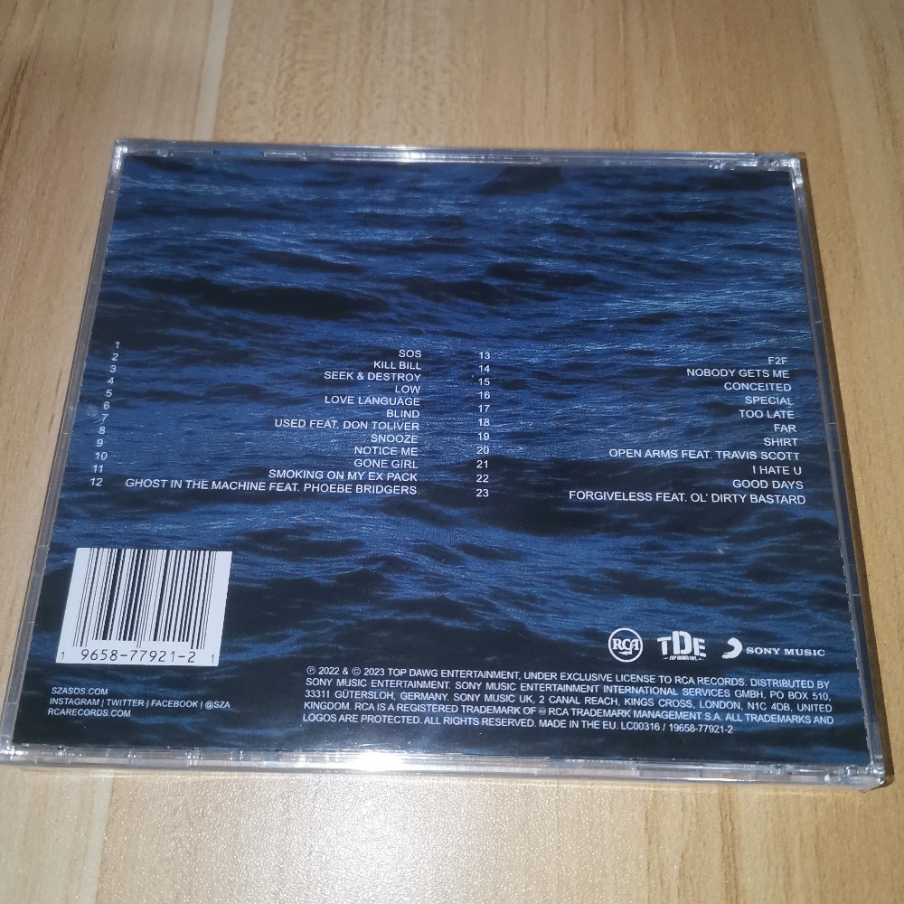 SZA SOS CD R&B Pop Soul Muziek - Music Song Audio recensie en prijs