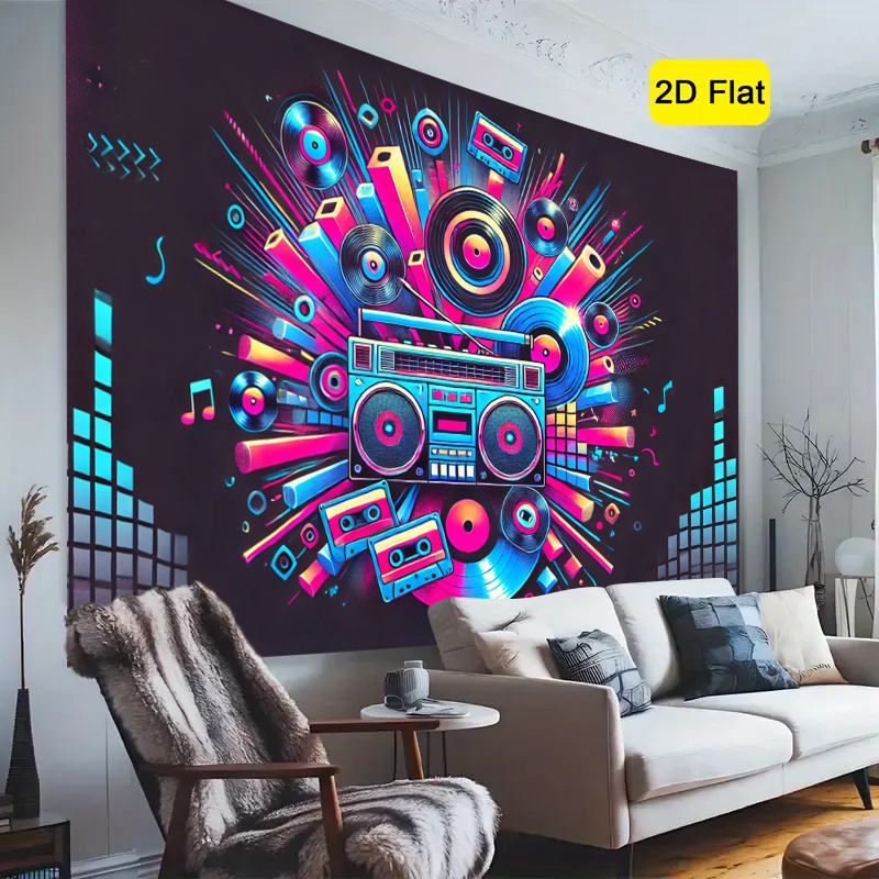 2D plat, 1-delig product. Retr - Audio Music Background recensie en prijs