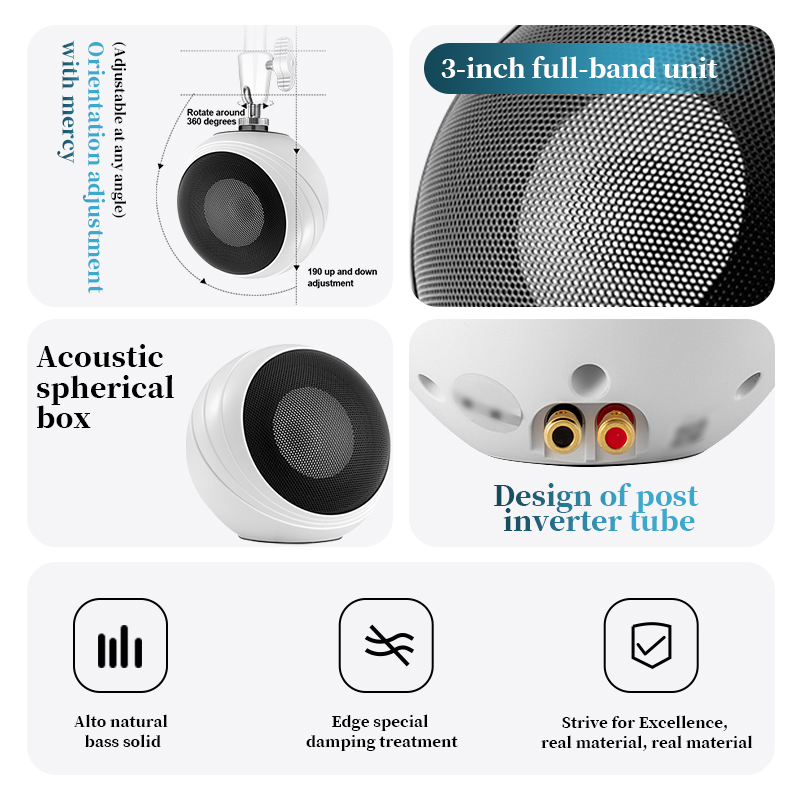 Oupushi plafondgemonteerd aan  - Audio Music Background recensie en prijs