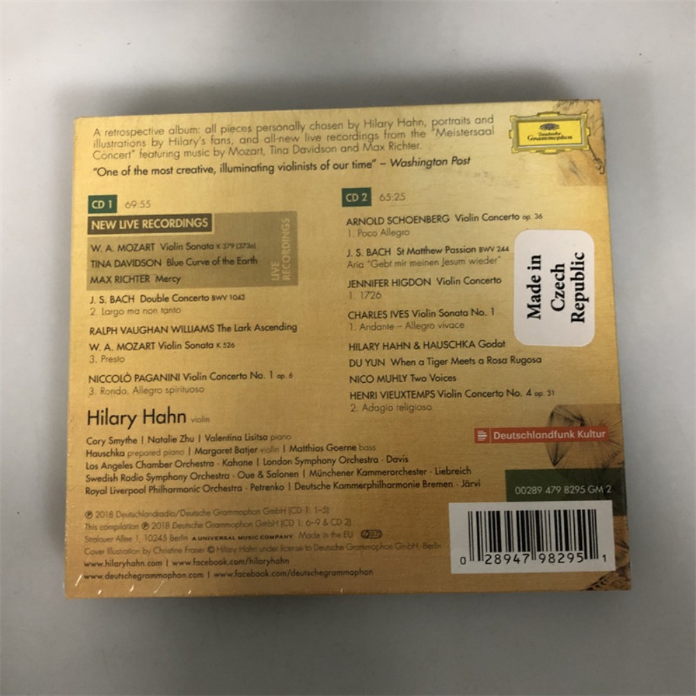 CD 'Retrospective' Hilary Hahn - Audio Music Recording recensie en prijs