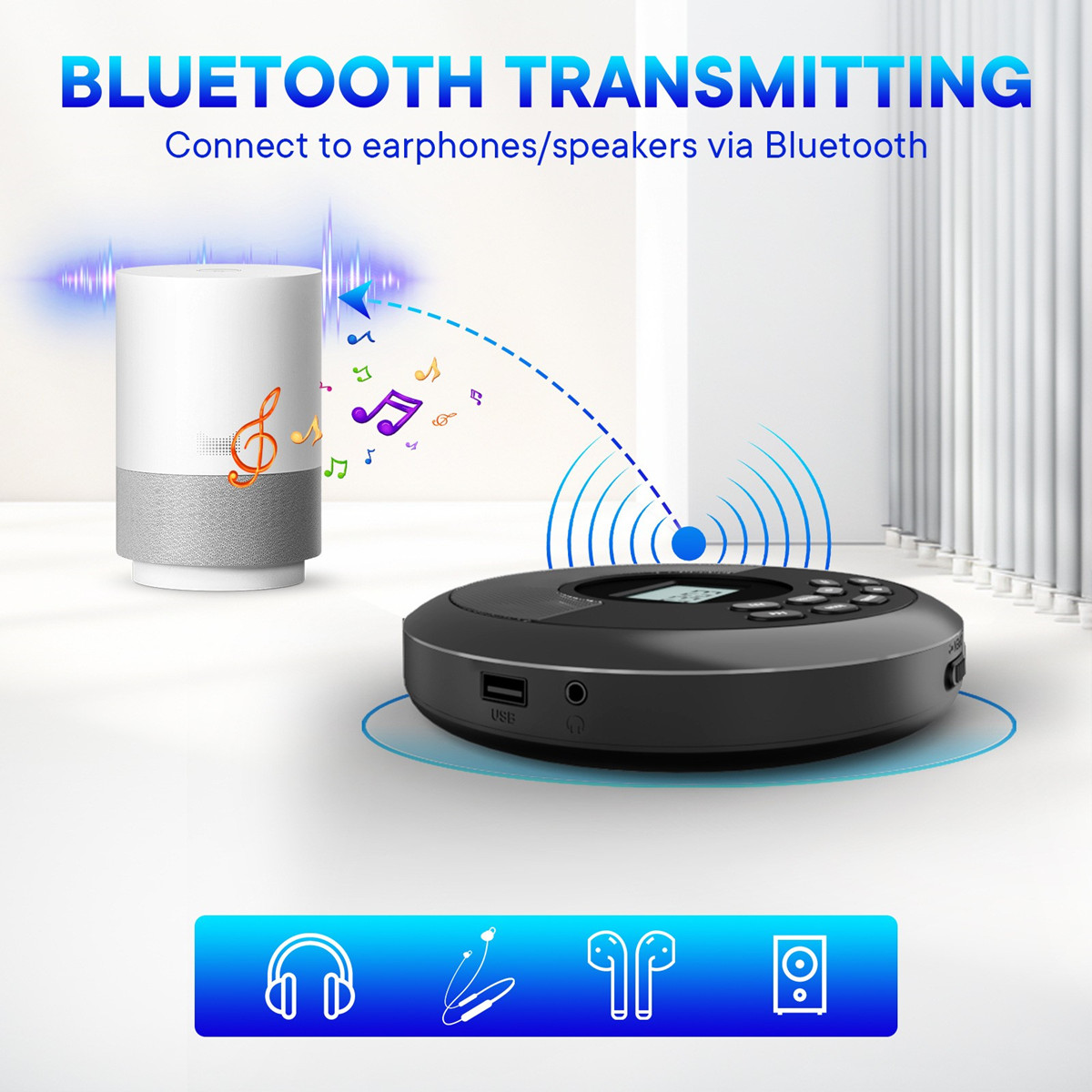Draagbare CD Disc Machine MP3  - Audio Music Mp3 Song recensie en prijs