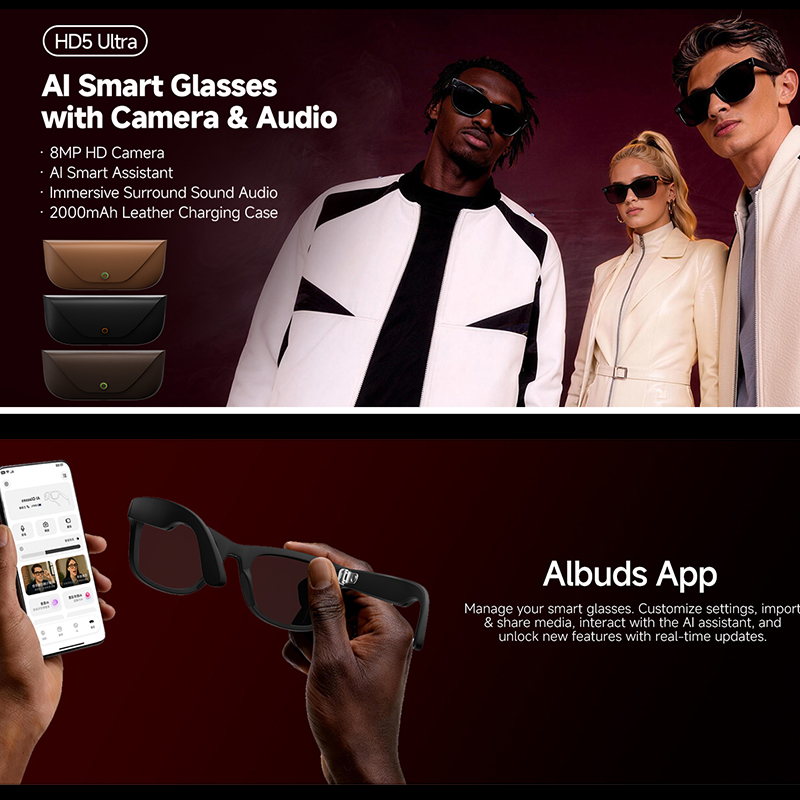 2026 Nieuwe AI Smart Glasses 8 - Audio Music To Video Ai Free recensie en prijs