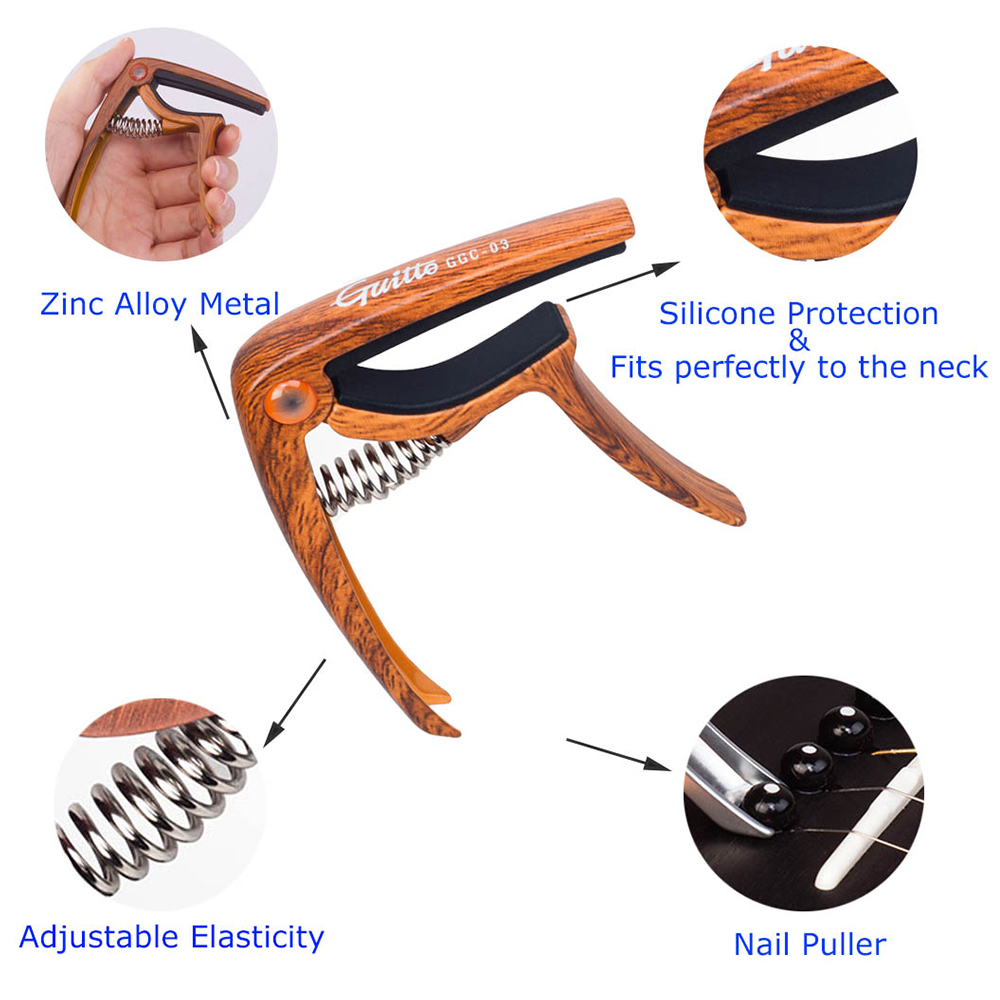 JOYO Guitto Serie GGC-03 Gitaa - Guitar Capo Clip recensie en prijs