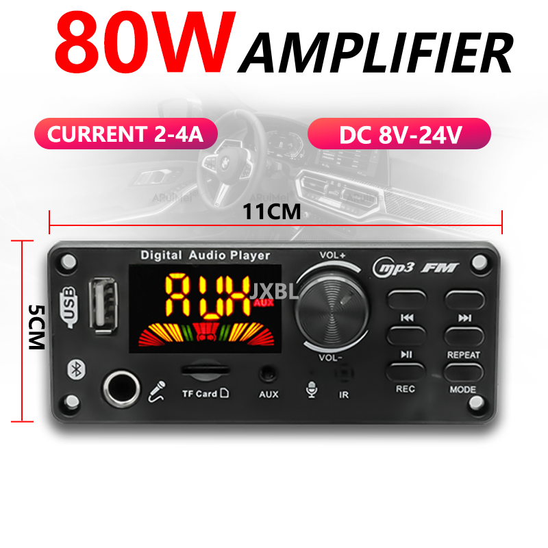 80W Bluetooth 5.0 MP3 Decoder  - Audio Music Car recensie en prijs