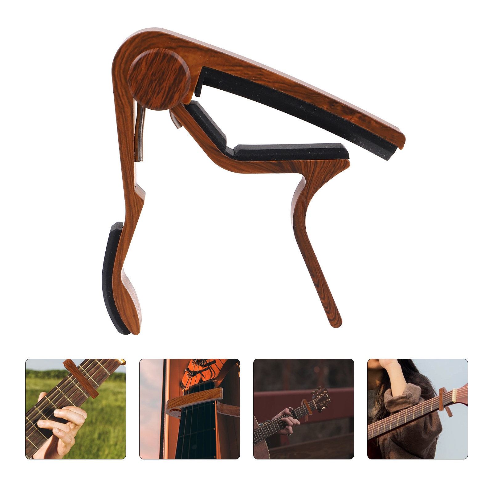 Metalen gitaarcapo van zinkleg - Guitar Capo Clip recensie en prijs