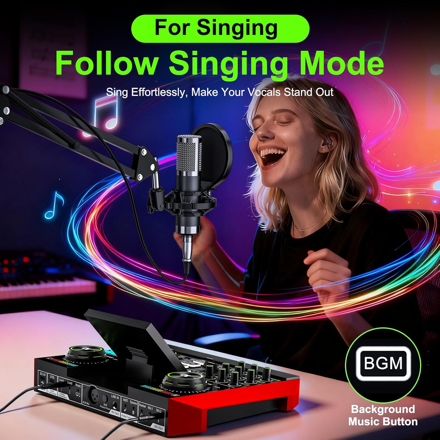 Tenlamp G10 Live streaming aud - Audio Music Mixer recensie en prijs