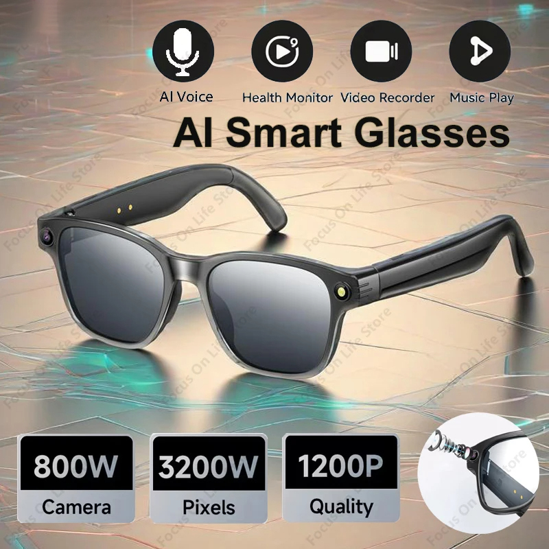 AI Smart Glasses 8 Megapixel C - Audio Music To Video Ai Free recensie en prijs