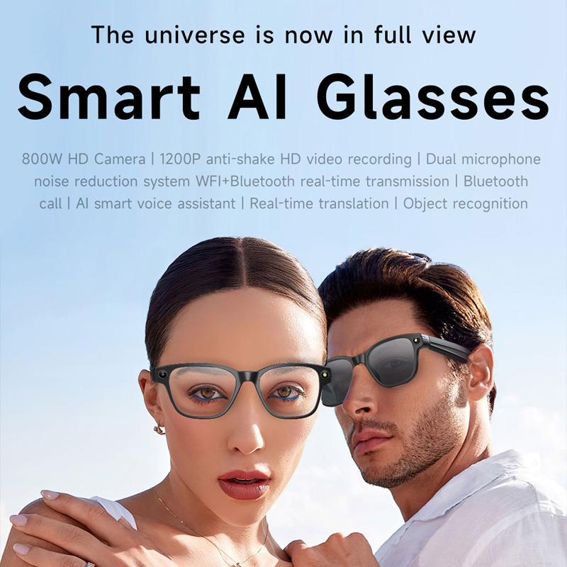 AI Smart Glasses 8 Megapixel C - Audio Music To Video Ai Free recensie en prijs