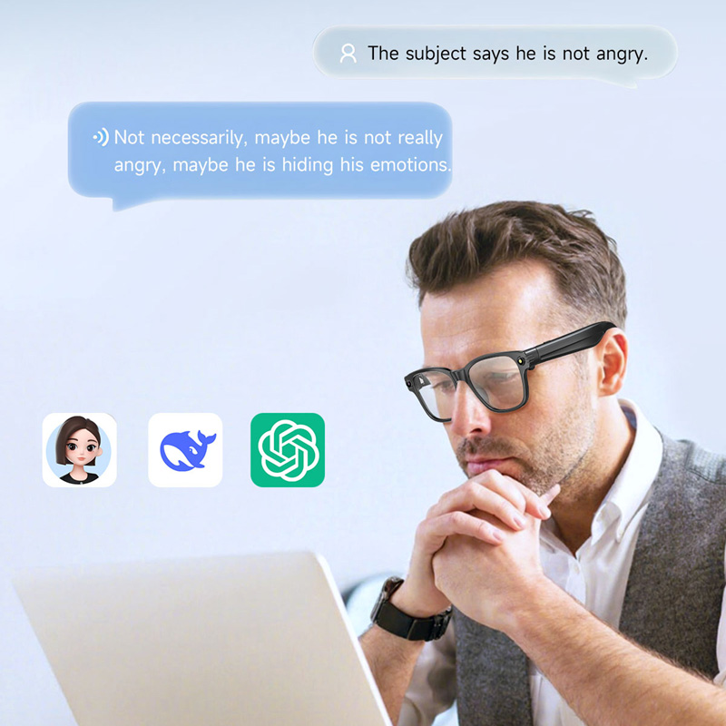AI Smart Glasses 8 Megapixel C - Audio Music To Video Ai Free recensie en prijs