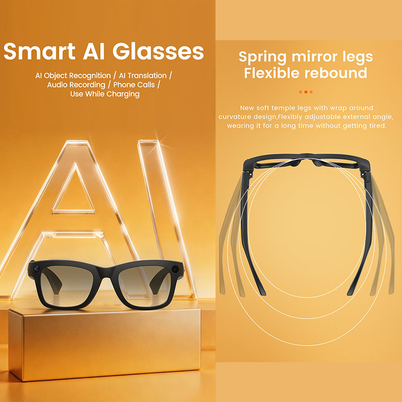 AI Smart Glasses 800W Camera A - Audio Music To Video Ai Free recensie en prijs