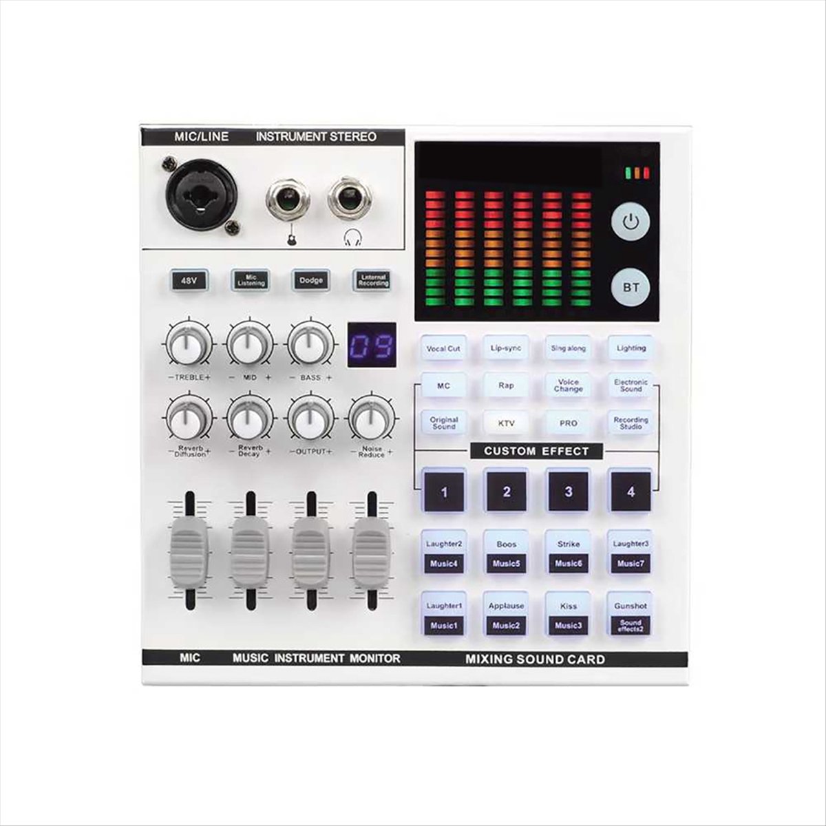 DTC5 SN800 Live Sound Card Voi - Audio Music Mixer recensie en prijs