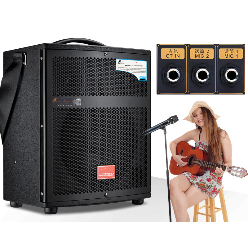 Draagbare buitenspeaker 8 inch - Music Song Audio recensie en prijs
