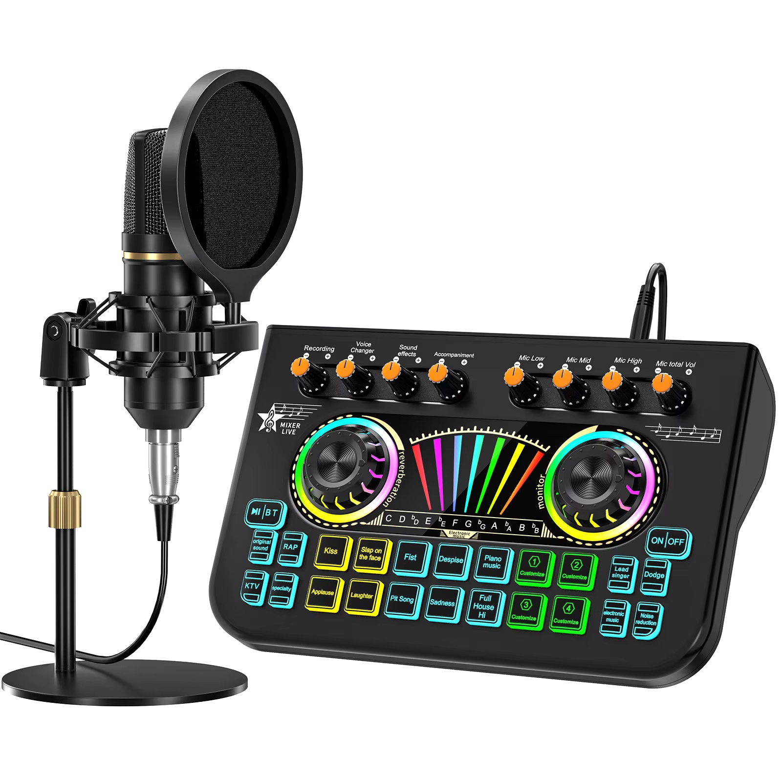 Tenlamp X3 BM800 Podcast Micro - Audio Music Mixer recensie en prijs