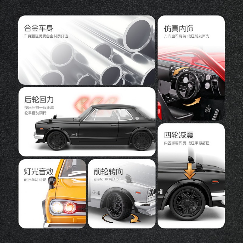 1:22 Nissan Skyline GT-R Hakos - Audio Music Car recensie en prijs
