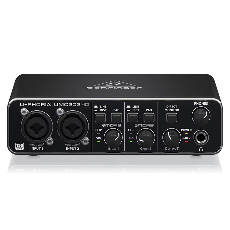 2026 Behringer U-Phoria UMC202 - Audio Interface Usb recensie en prijs